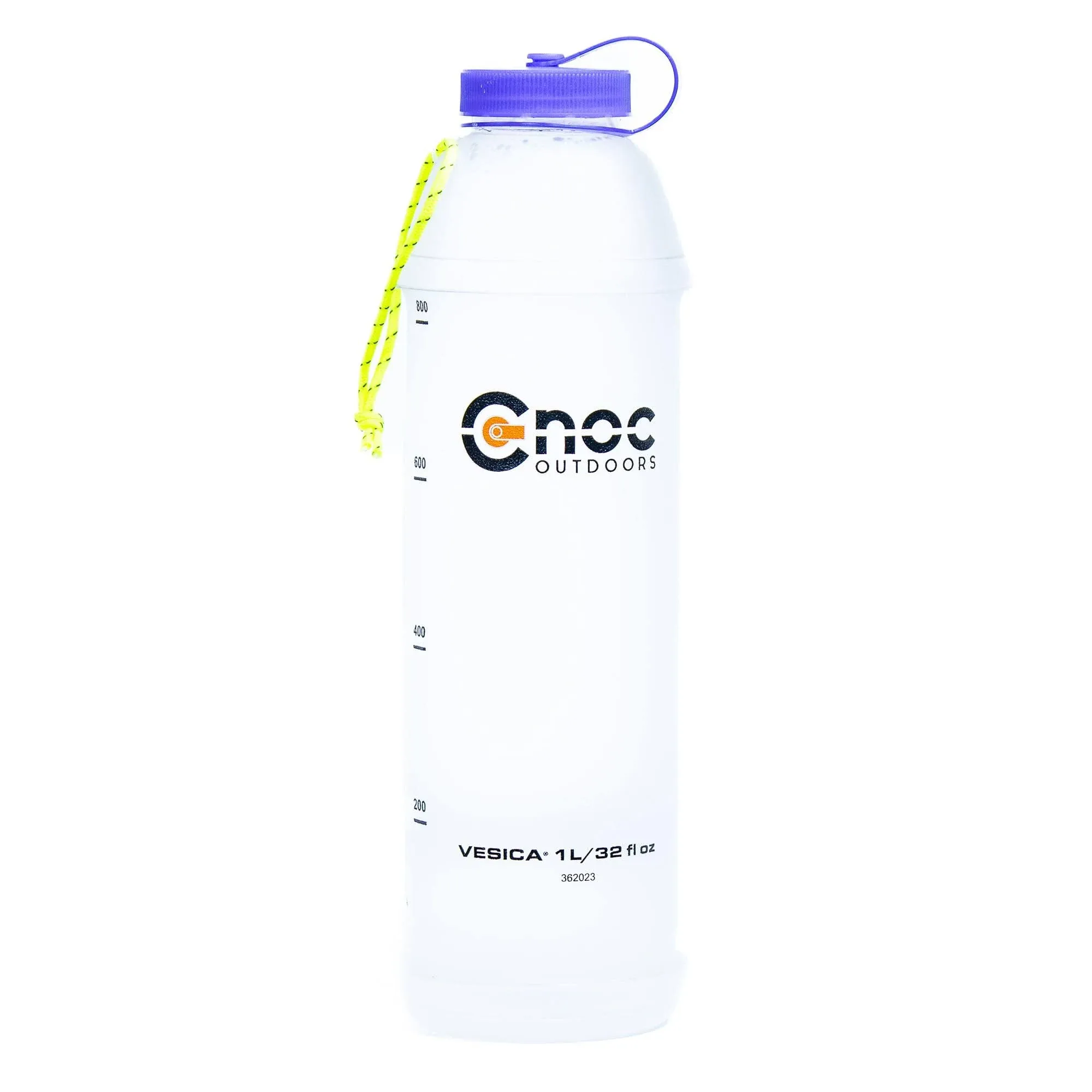 Cnoc Outdoors 42mm Vesica 1L Collapsible Bottle, Purple