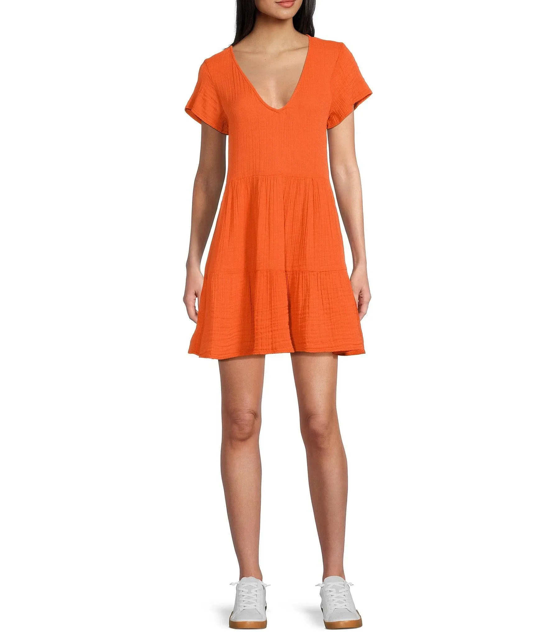 Rip Curl Premium Surf Dress-Bright Orange-Small-Small