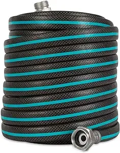 7012483 0.5 in. Dia. x 100 ft. Aquaarmor Plastic Garden Hose&#44; Black