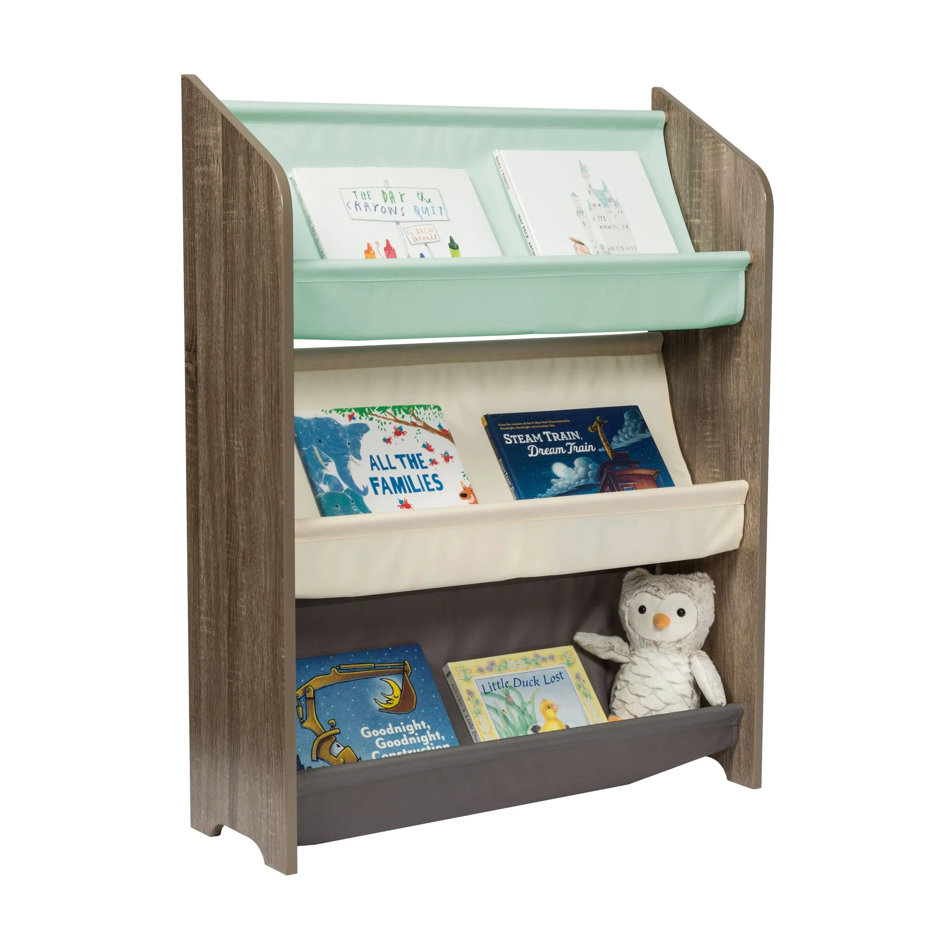 Honey-Can-Do Kids Book Rack SHF-08278 Assorted