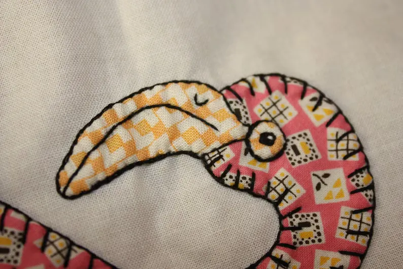 Pinkerton Flamingo Collage Pattern