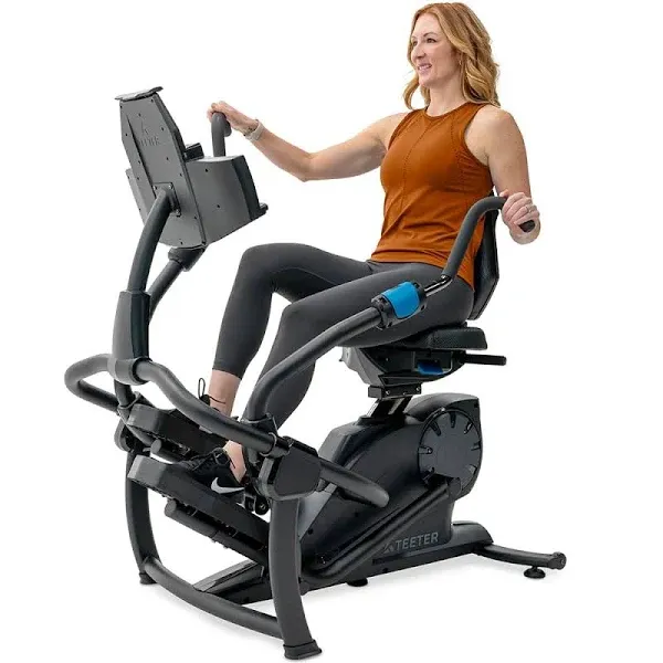 Freestep LT7 Recumbent Cross Trainer Stepper - New 2024 Model - Zero-Impact w/Physical Therapy Stride Technology; LCD Console w/21 Programs,