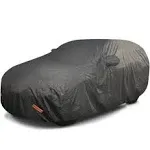 190 in. x 75 in. x 72 in. Heavy-Duty Waterproof Car Cover - Thick 250g PVC Cotto