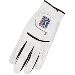 New PGA Tour Golf- MLH SwingSoft Synthetic Glove M/L - Bright White - Official