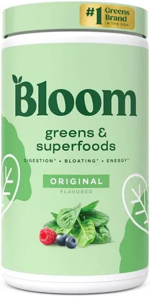 Bloom Nutrition Greens and Superfoods Powder - Strawberry Kiwi - 25 ct