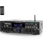 Pyle PTA24BT Compact Bluetooth Audio Stereo Receiver with FM Radio