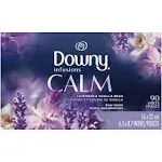 Downy Infusions Calm Dryer Sheets - Lavender &amp; Vanilla Bean, 90 ct