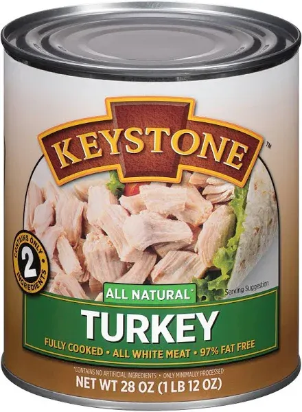 Keystone Meats All Natural Canned Turkey 14.5 Oz Can