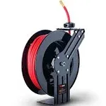 ReelWorks Air Hose Reel Retractable, 3/8" in x 50' ft