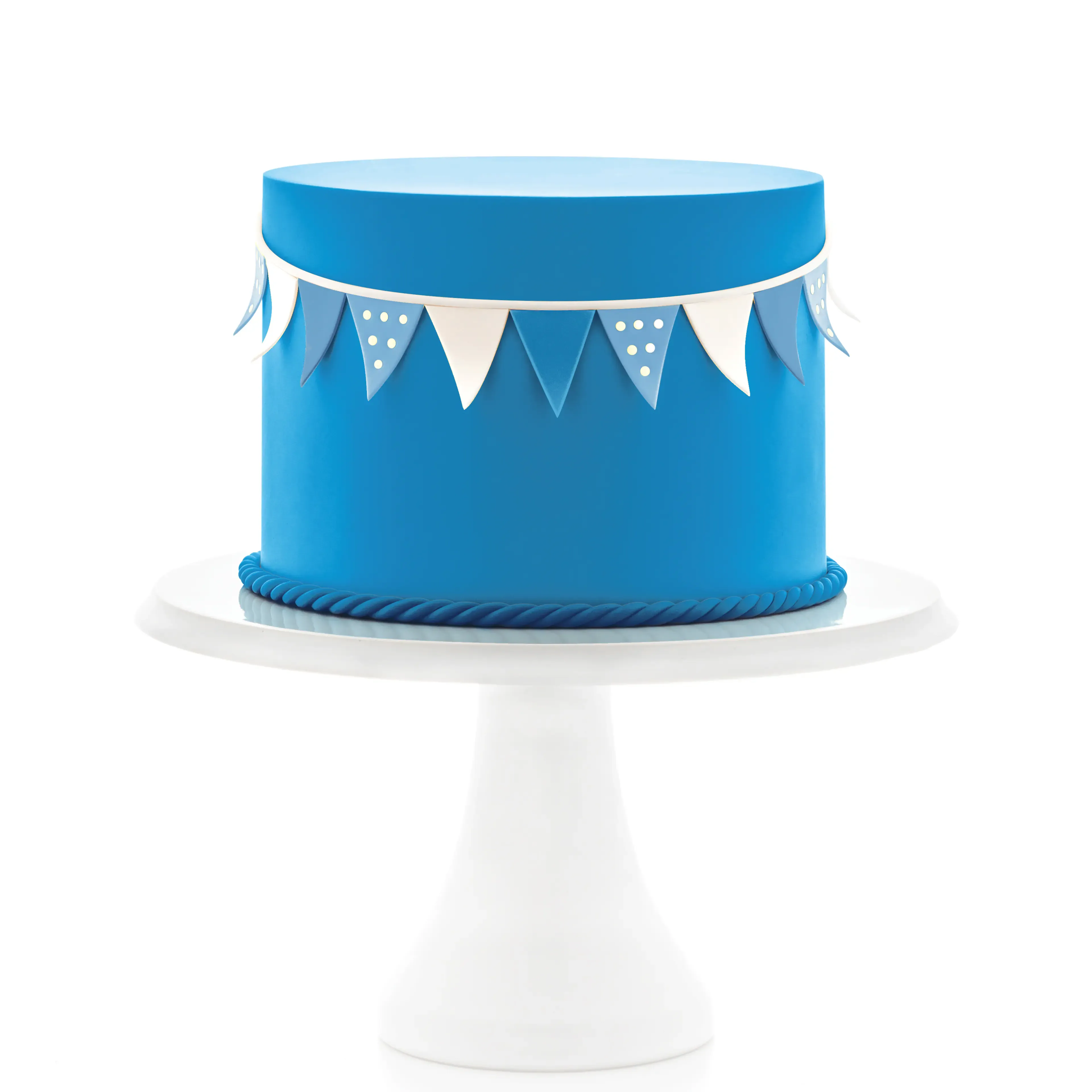 Satin Ice Blue Fondant, Vanilla, 2 Pounds