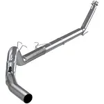 MBRP Exhaust 5in. Turbo Back; Single Side Exit; No Muffler; T409