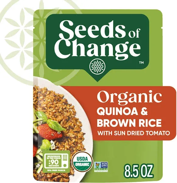 Seeds of Change Organic Rice Brown & Quinoa with Garlic