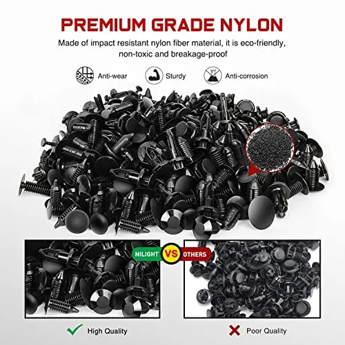 820 Pcs Bumper Retainer Clips Car Push Retainer Kit