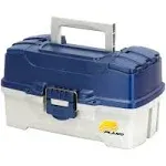 Plano 2-Tray Tackle Box w/Duel Top Access - Blue Metallic/Off White