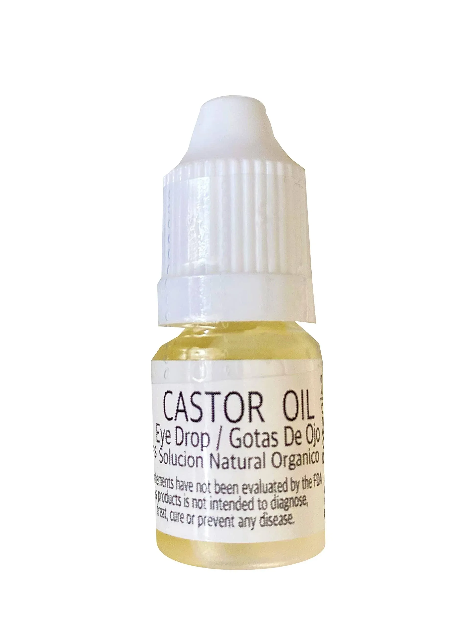 5Pcs Castor Oil Eye Drops Organic Cold Pressed Non GMO Hexane Free Casa Botanica