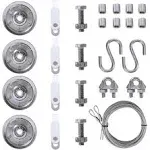 Garage Door Cable and Pulley, Garage Door Cable Replacement Kit, Heavy Duty Pulley