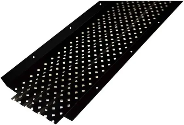 Spectra Pro Select Sprectra Pro Select Armour Shield 5 In. x 4 ft. Black Aluminum Gutter Guard