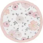 Baby Play Mat, Sweet Jojo Designs Floral Play Mat in Pink and Grey, Pre-Owned