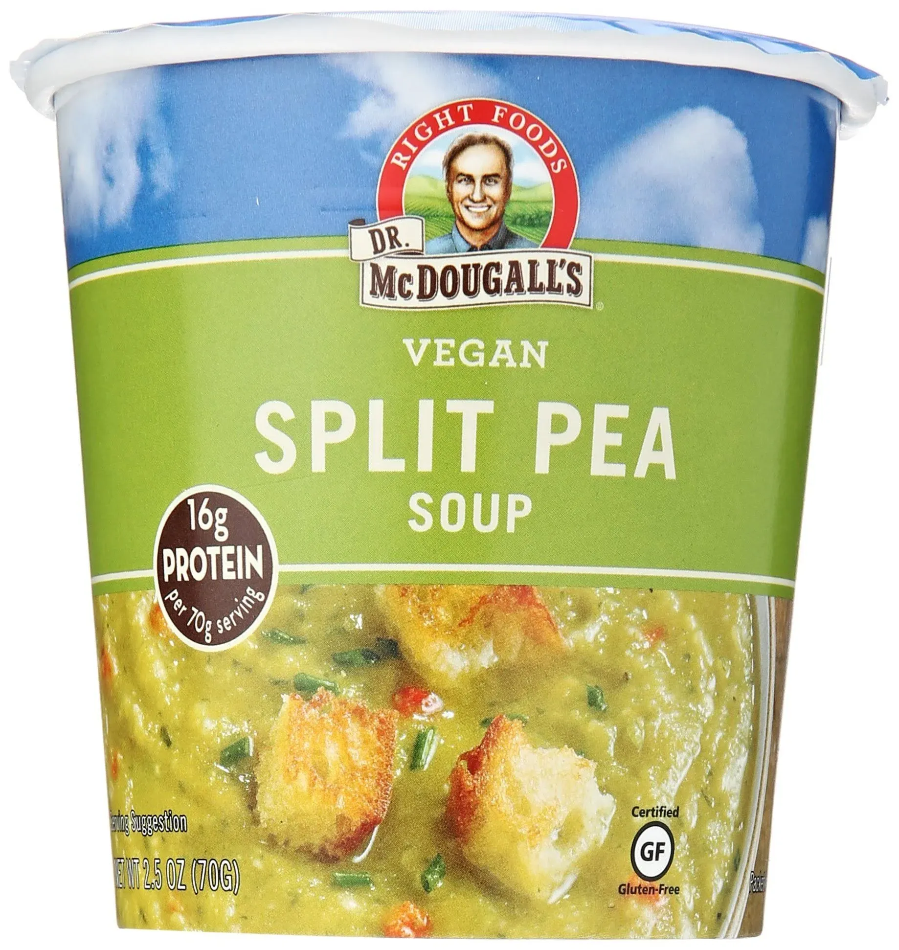 Dr. McDougall's Split Pea Soup Cup - 70g