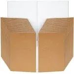 Paper Junkie 24-Pack Kraft Paper Unlined Notebooks