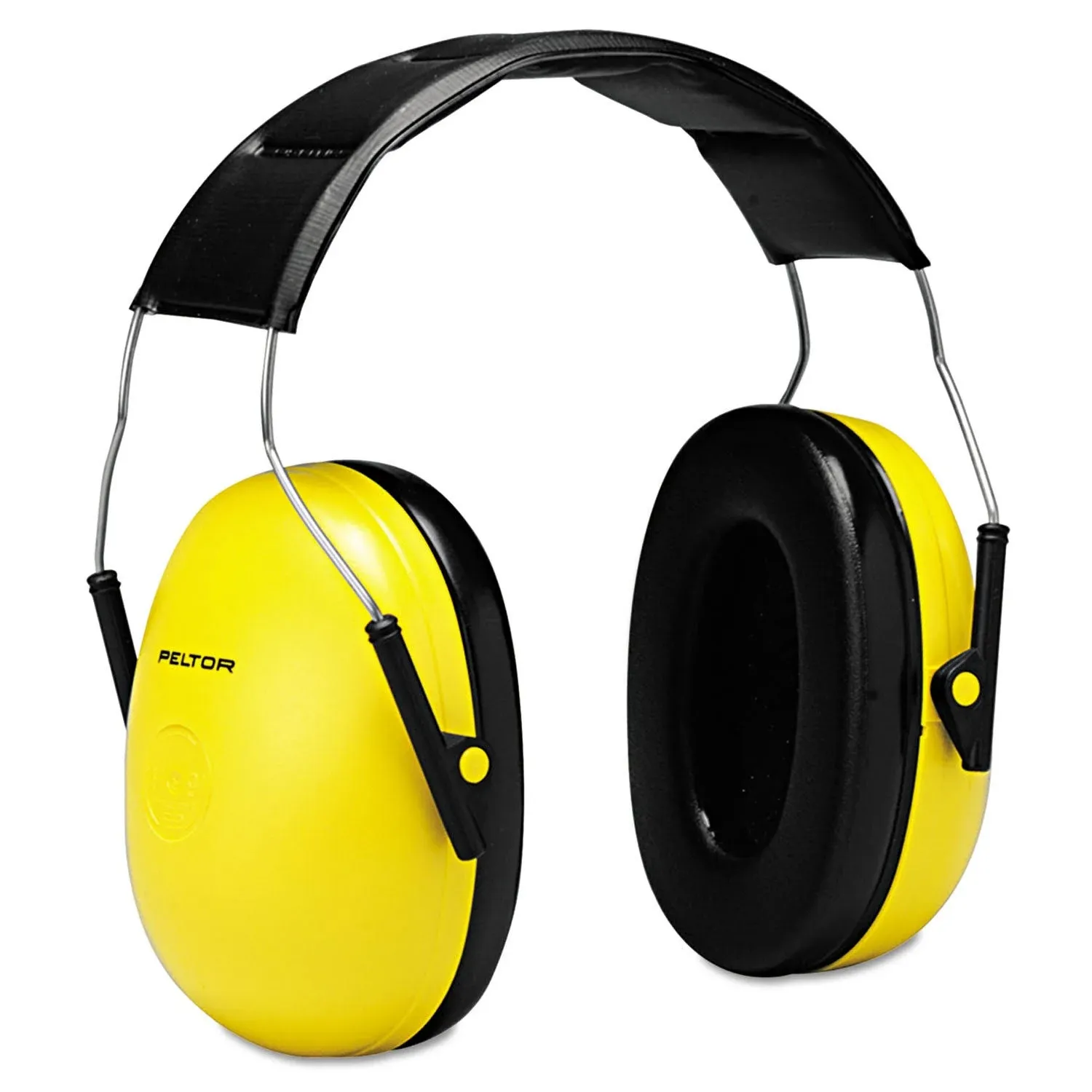 3M PELTOR Optime 98 Safety Ear Protection H9A Over-the-Head Black &amp; Yellow PPE