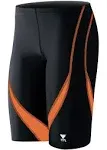 TYR Alliance Splice Jammer Swimsuit, Black/Orange, Size 26, Men's