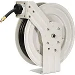 HRRUB380503 50 ft. Industrial Retractable Air Hose Reel w Rubber Air Hose