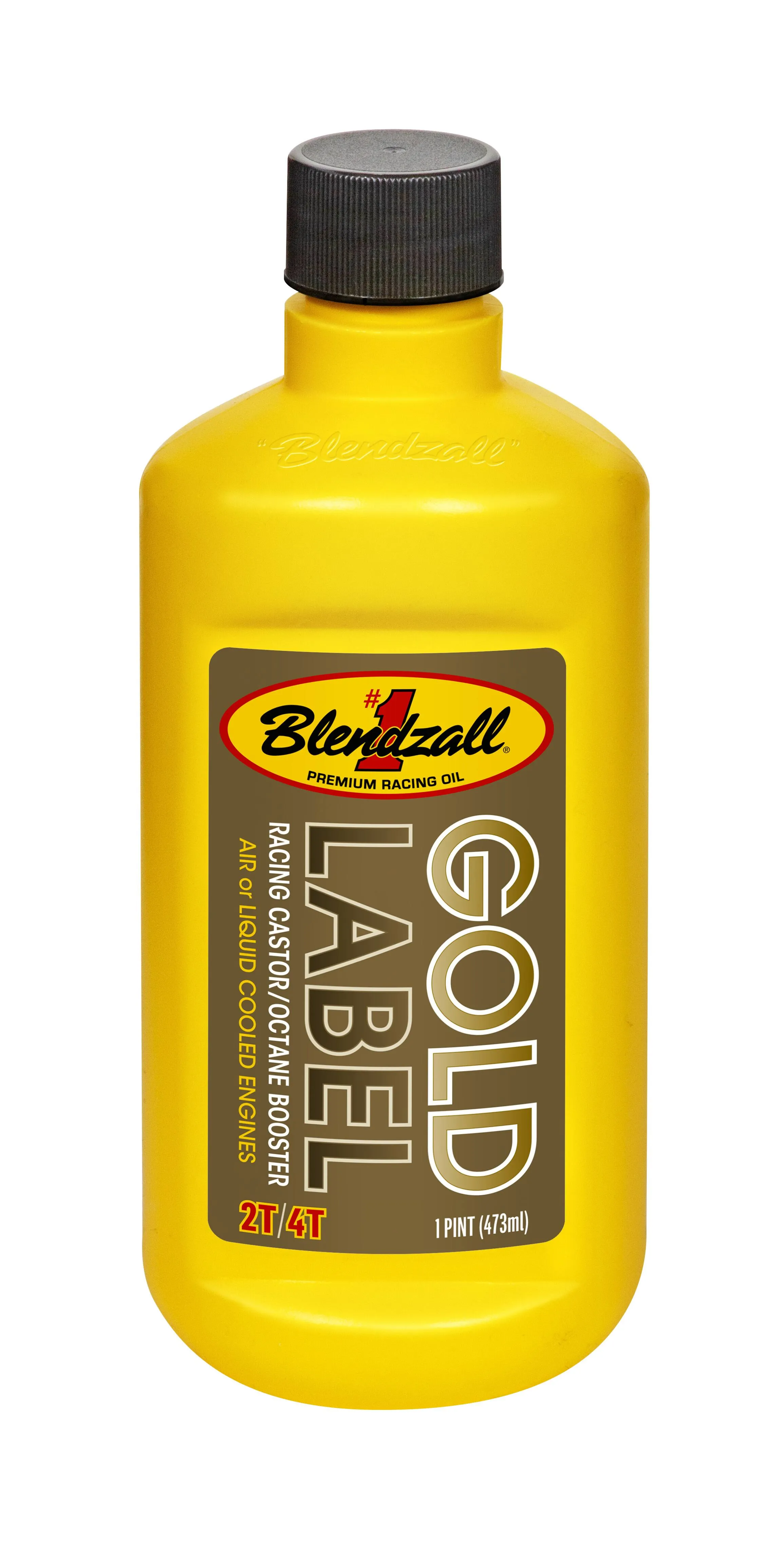 BLENDZALL GOLD LABEL Racing Castor Octane Booster Blend For 2/ 4-Strokes 16oz