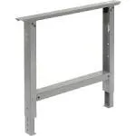 Adjustable Height Leg for 36" Benches, 27-7/8 to 35-3/8, Gray