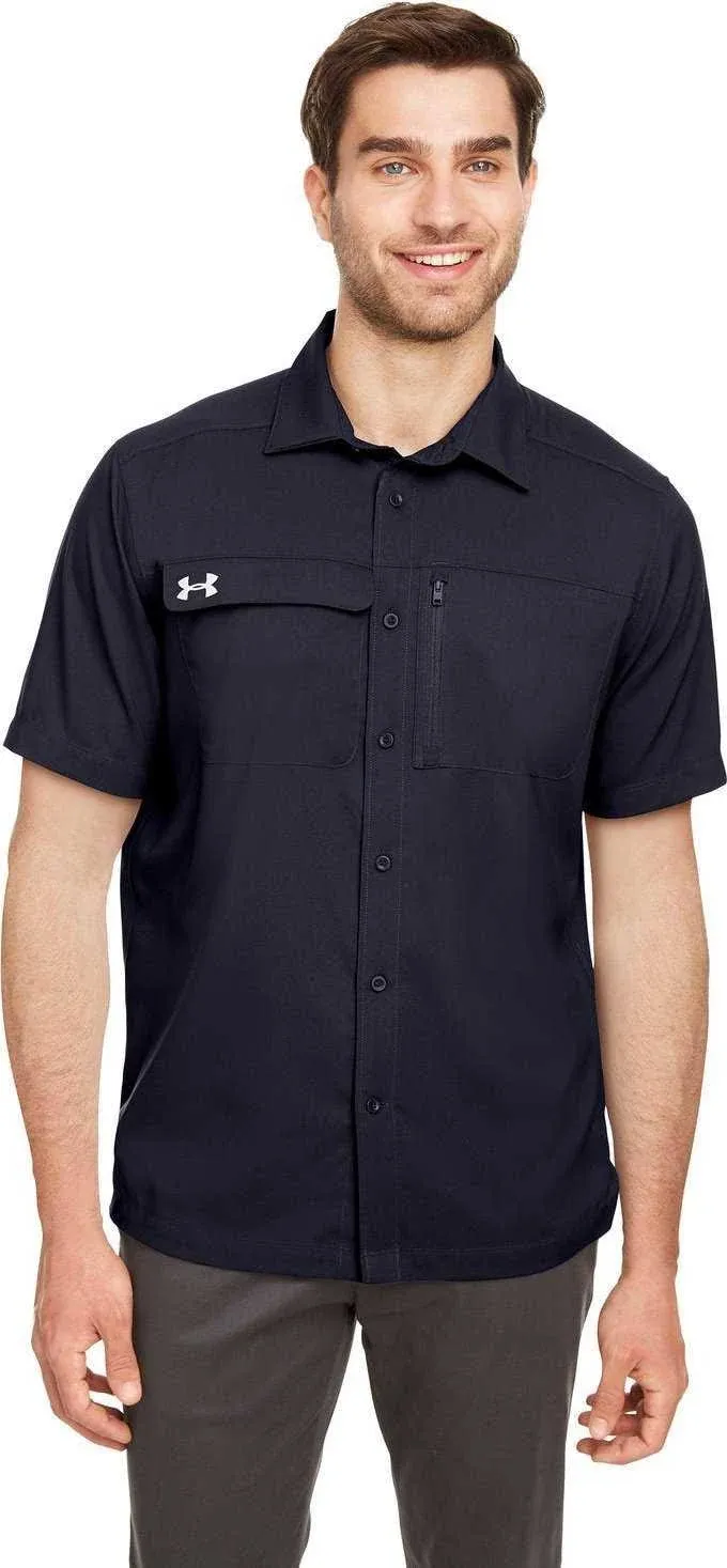 Under Armour Men's Motivate Coach Woven Shirt, Black / M