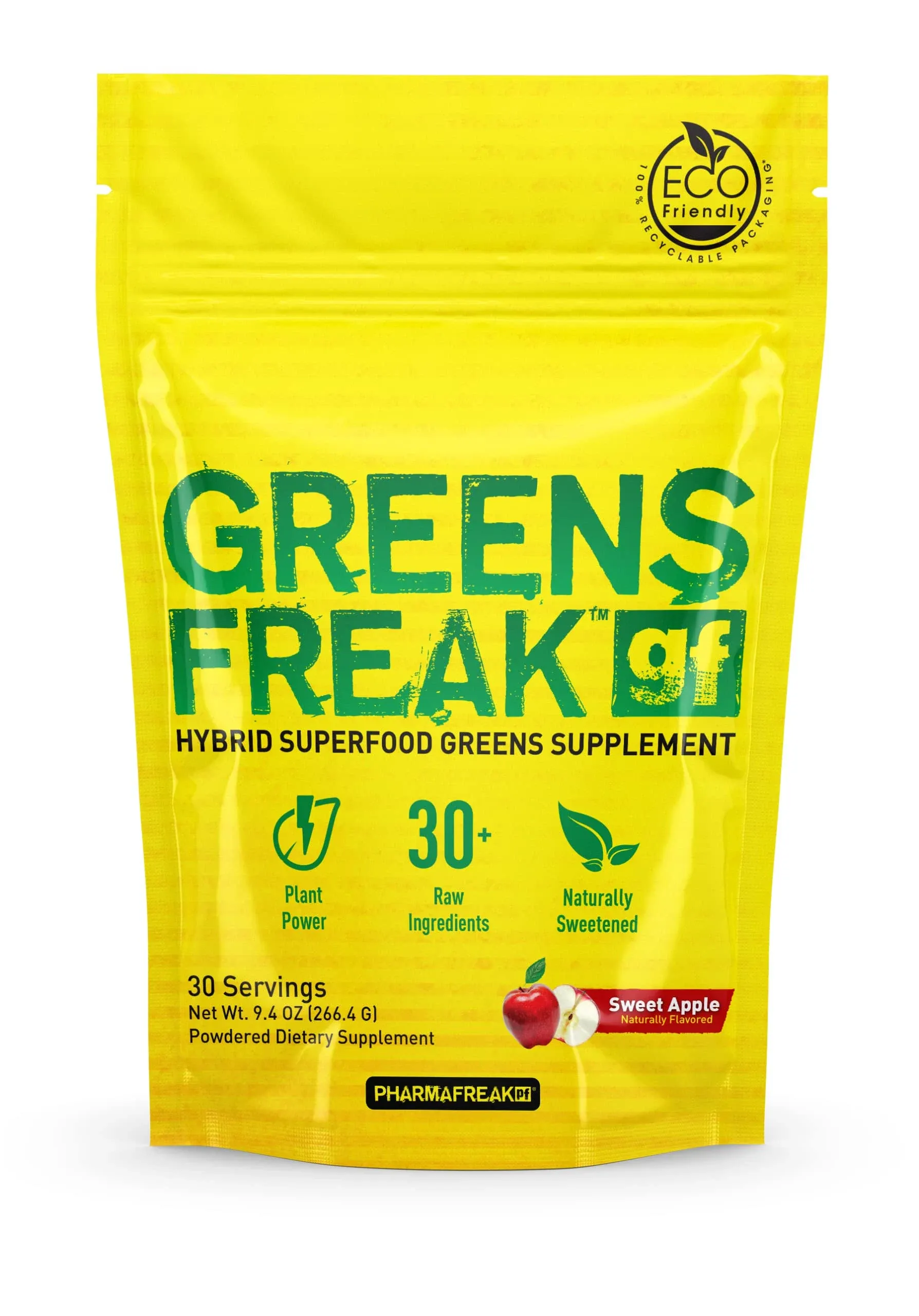 PharmaFreak Greens Freak - Superfood Powder for Daily Nutrition