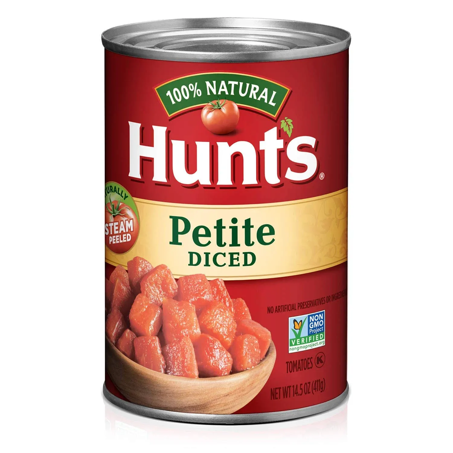 Hunt's Petite Diced Tomatoes, 14.5 oz, 12 Pack