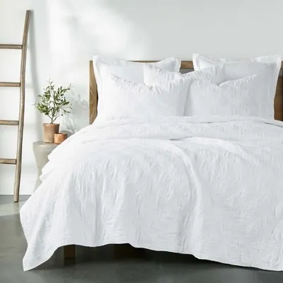 Linen Front/Cotton Back Quilt - Levtex Home