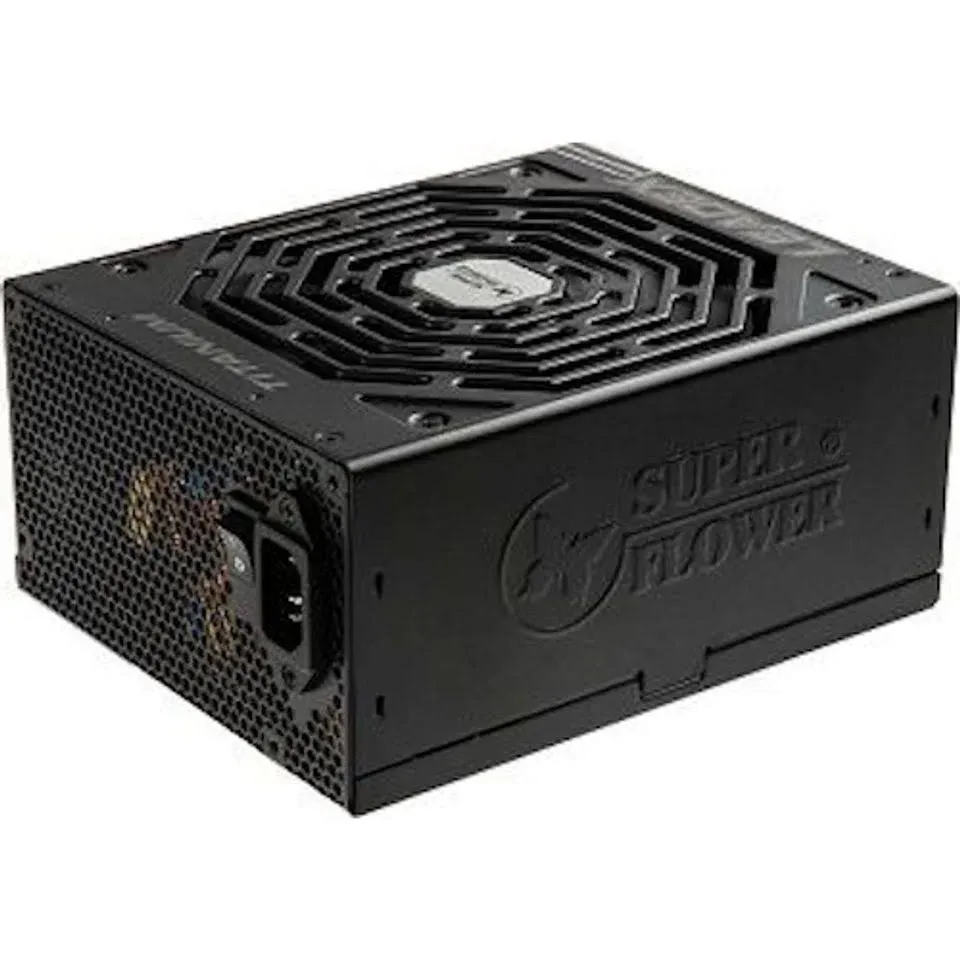 Super Flower Leadex Titanium 1000W 80+ Titanium ECO Fanless Silent Mode Full Modular Power 