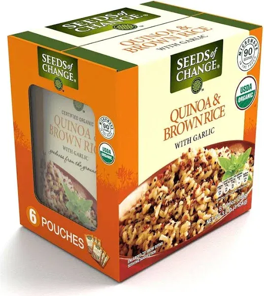 Seeds of Change Organic Quinoa Brown Rice with Garlic