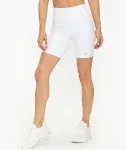 Alo Yoga High Waist Biker Shorts - White