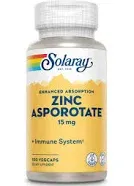 Solaray Zinc Asporotate