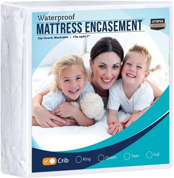 Utopia Bedding Premium Zippered Mattress Encasement Waterproof and Bed Bug Proof Mattress Protector