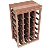 Living Series Unstained America 24-Bottle Table Top Wine Racks