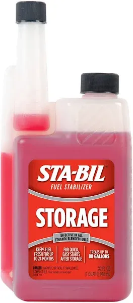 STA-BIL Gasoline Fuel Stabilizer 8 oz