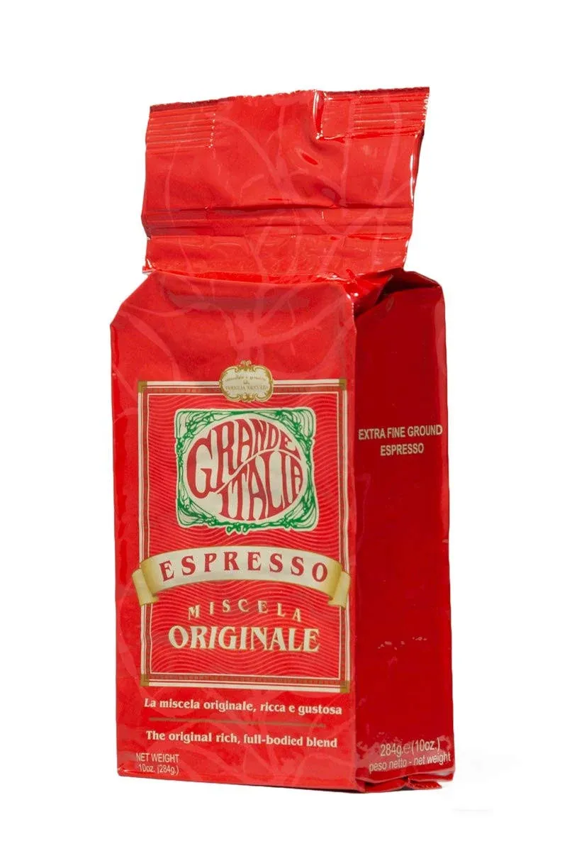 Grande Italia Espresso Ground (Ex Fine Ground, 10 oz)