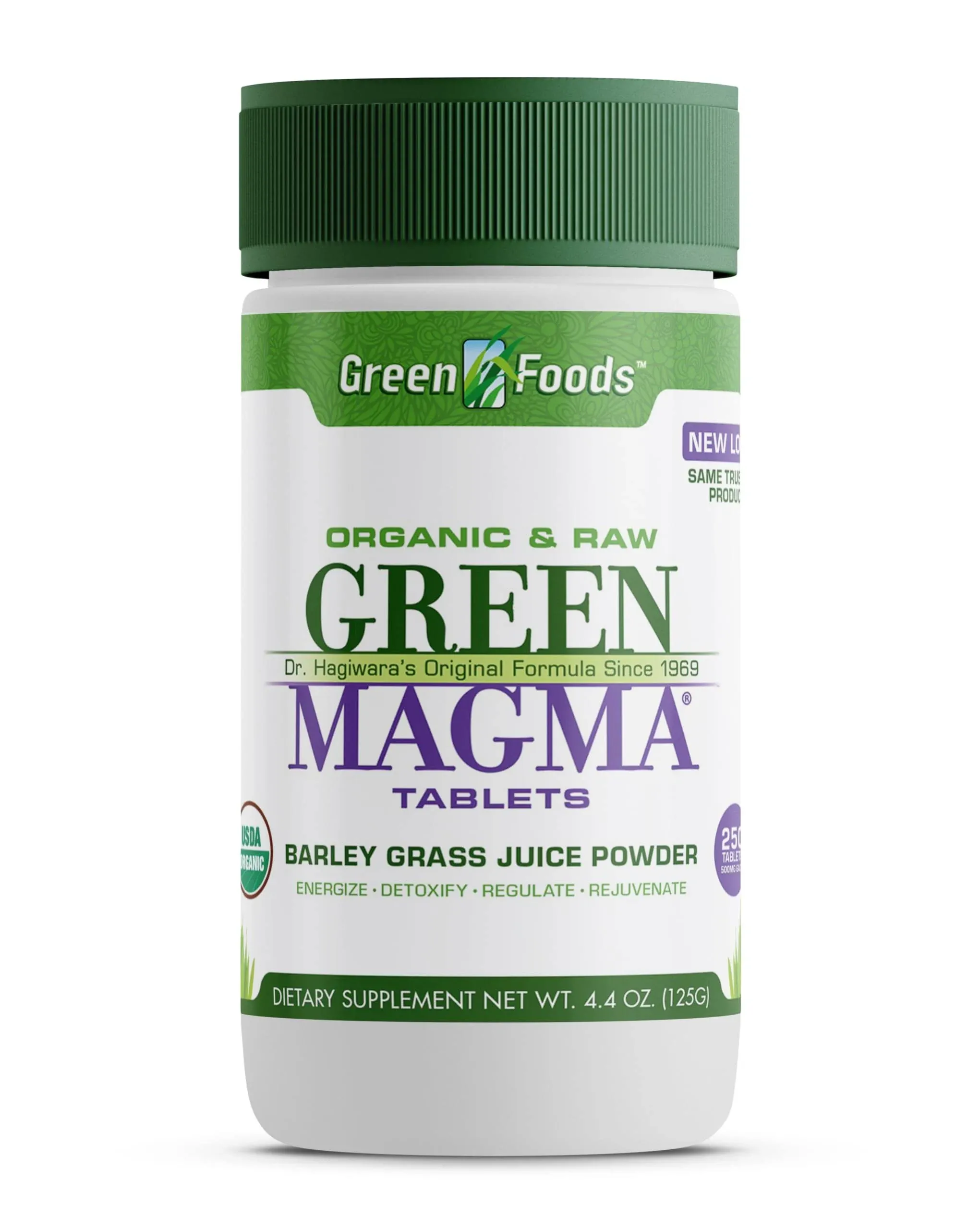 Green Foods Dr Hagiwara Green Magma Barley Grass Juice Powder, Tablets - 250 count