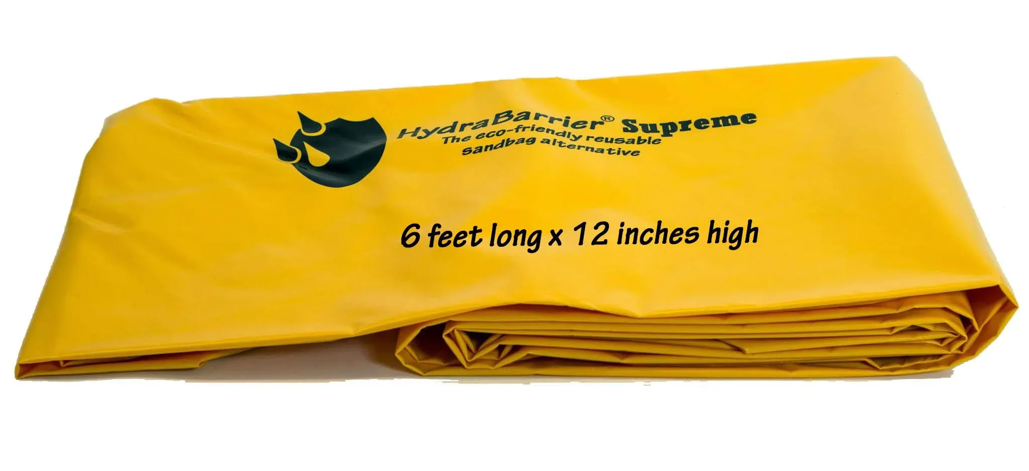 Best Sandbag Alternative - HydraBarrier Supreme 6 Foot Length 12 Inch Height ...