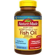 Nature Made Ultra Omega 3 Fish Oil Softgels 1400 mg