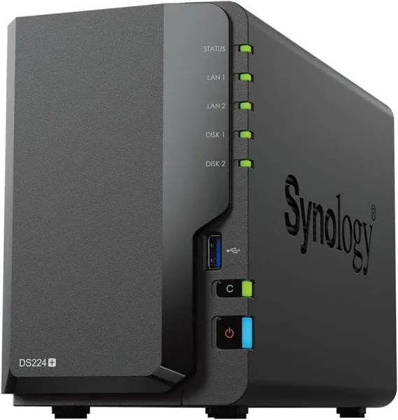 Synology 2-bay DiskStation DS224+ (Diskless)