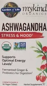 Garden of Life mykind Organics Ashwagandha Stress & Mood