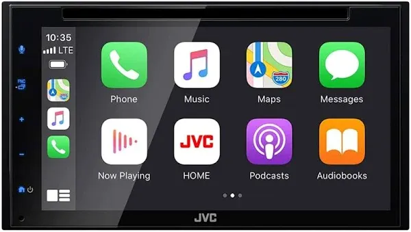 JVC KW-V660BT 6.8" Android Auto/Apple Carplay CD/DVD/DM Receiver