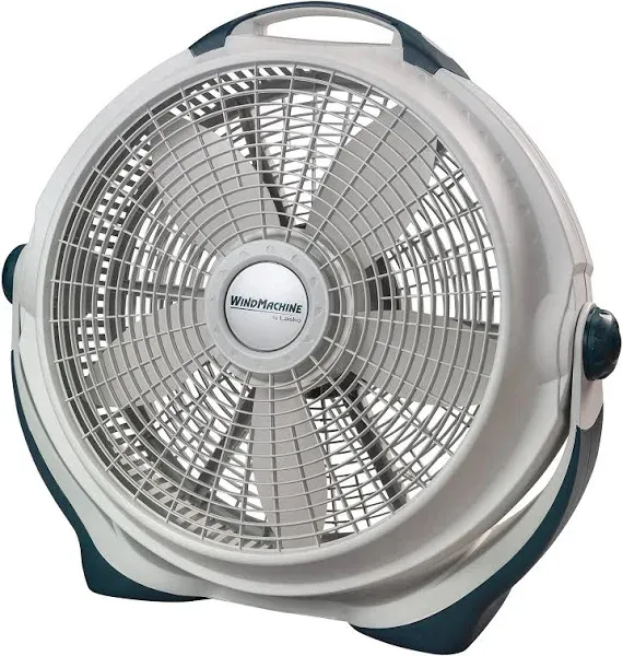 Lasko Wind Machine 20" Pivoting Air Circulator Floor Fan, 3 Speeds, 23" H, Gray, 3300, New