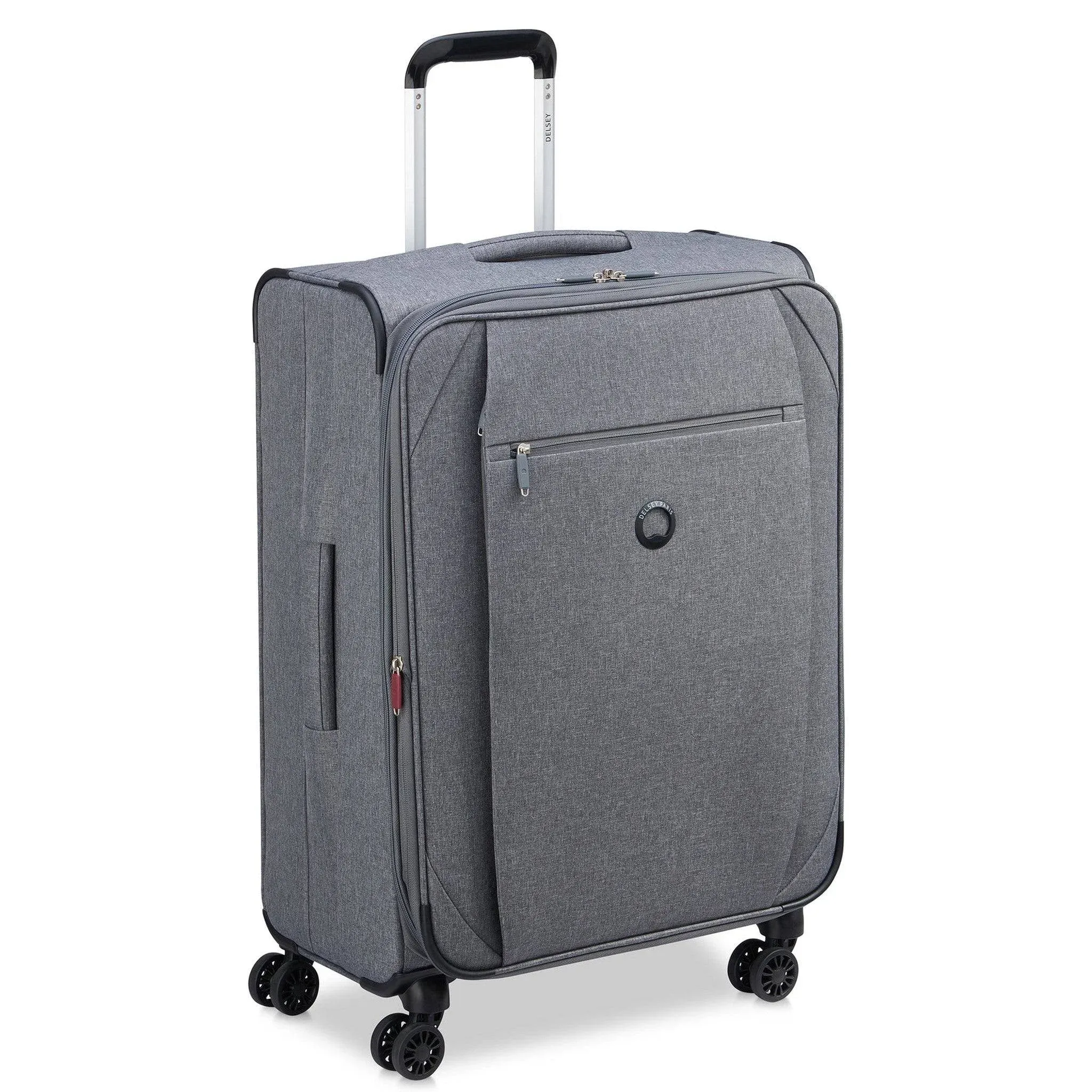 Delsey Paris Rami 24&#034; Softside Expandable Spinner Luggage - HEATHERED GRAY ONE