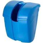 San Jamar SI2000 Saf-T-Ice Scoop Caddy - BLUE Sanitary Ice Scoop Storage Bin